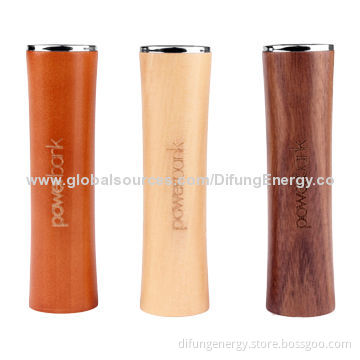 2,600mAh Mobile Phone Chargers, Samsung Battery with Wooden Shell